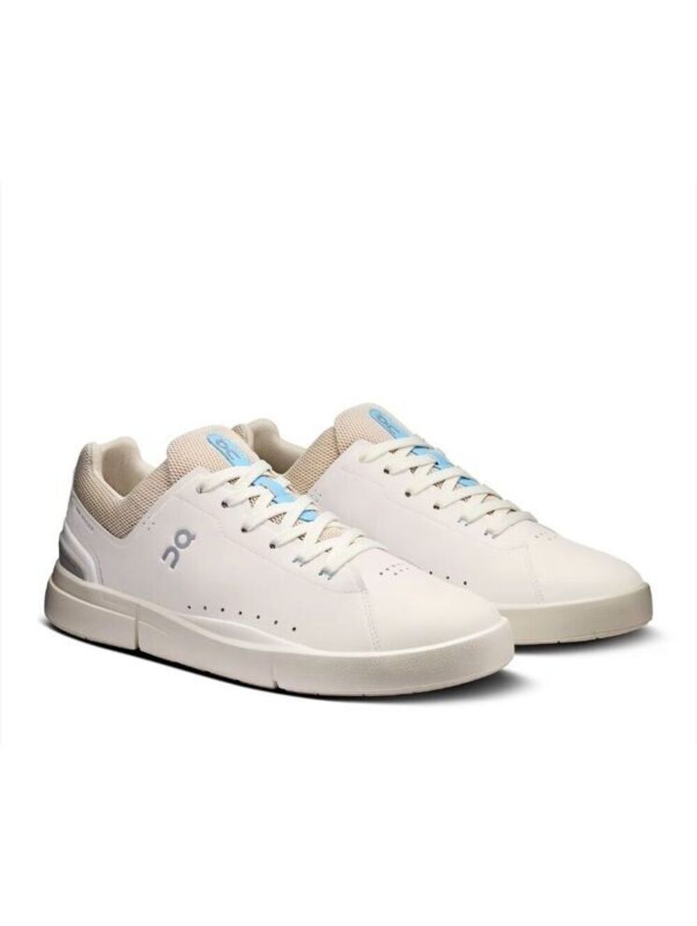 Size 8.5 - Women's On The Roger Advantage White Sand Shoes